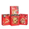 6/10pcs StoBag Christmas Paper Tote Bags Recyclable Gift Bags for Holiday Packaging Party Favors Candy Cookies Classroom