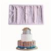 1 Pcs New Retro Bark Conch Silicone Fondant Mold Diy Chocolate Baking Cake Border Decoration Mold New