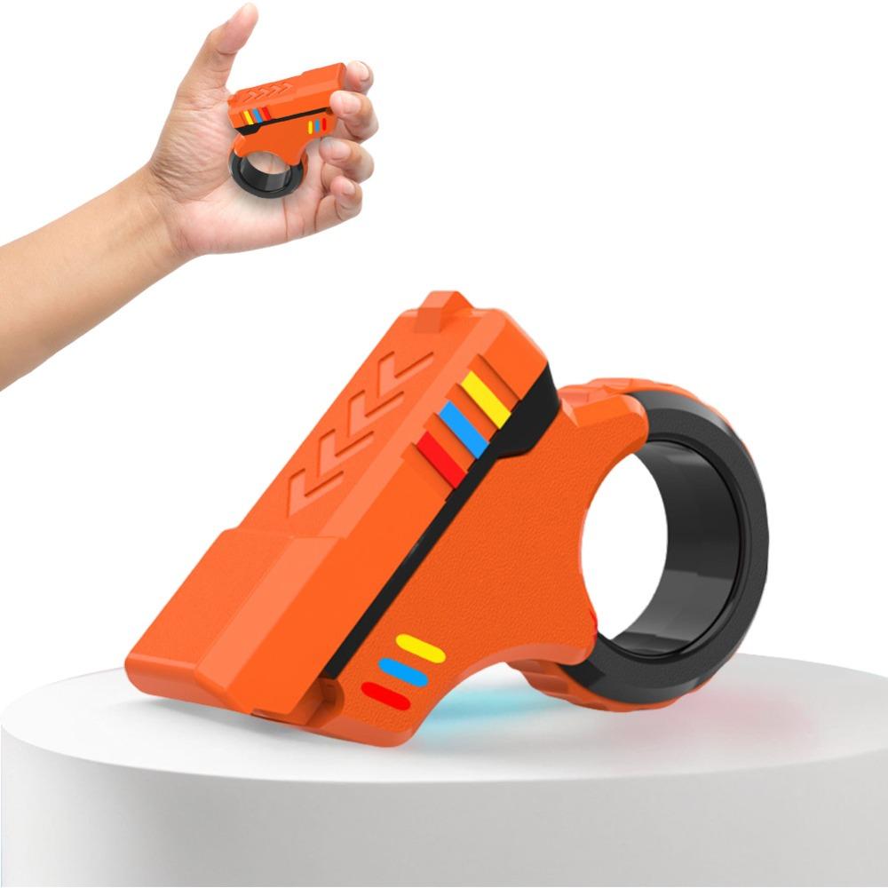 

3D Printed Rotary Finger Sliders Hand Spinner Fidget Ring Toys Portable Spinner Toys Children Gift оранжевый