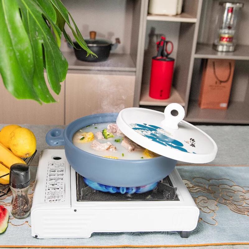 Zhang Xiao Quan Lotus Rhyme Ceramic Casserole Pot