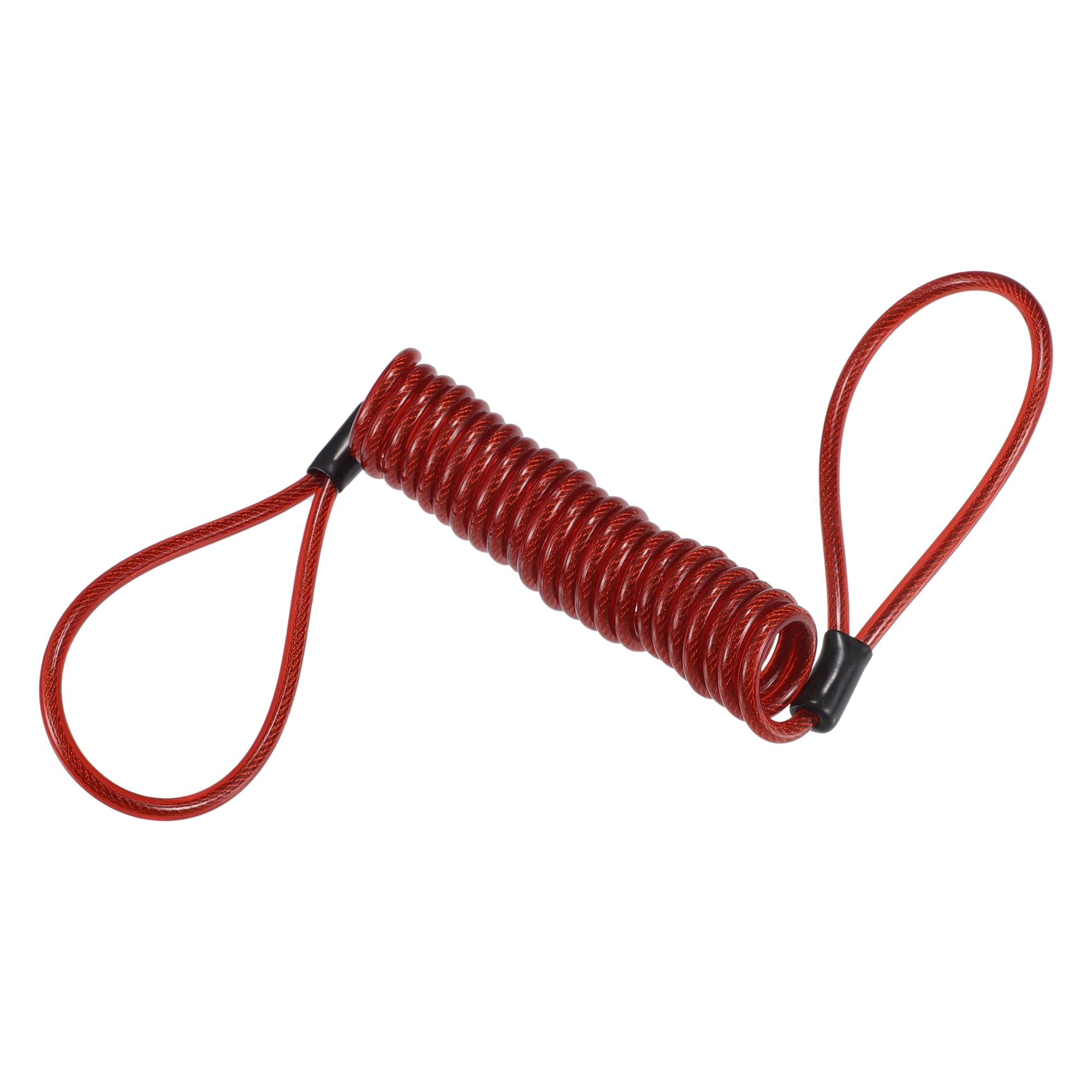 

ACROPIX Red Motorcycle Disc Lock Universal Wheel Lock Replacement Pack of 1 Cable, Anti-Theft -