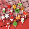 Baking Christmas Atmosphere Cake Decor: Resin Craft Micro-Landscape Figurines