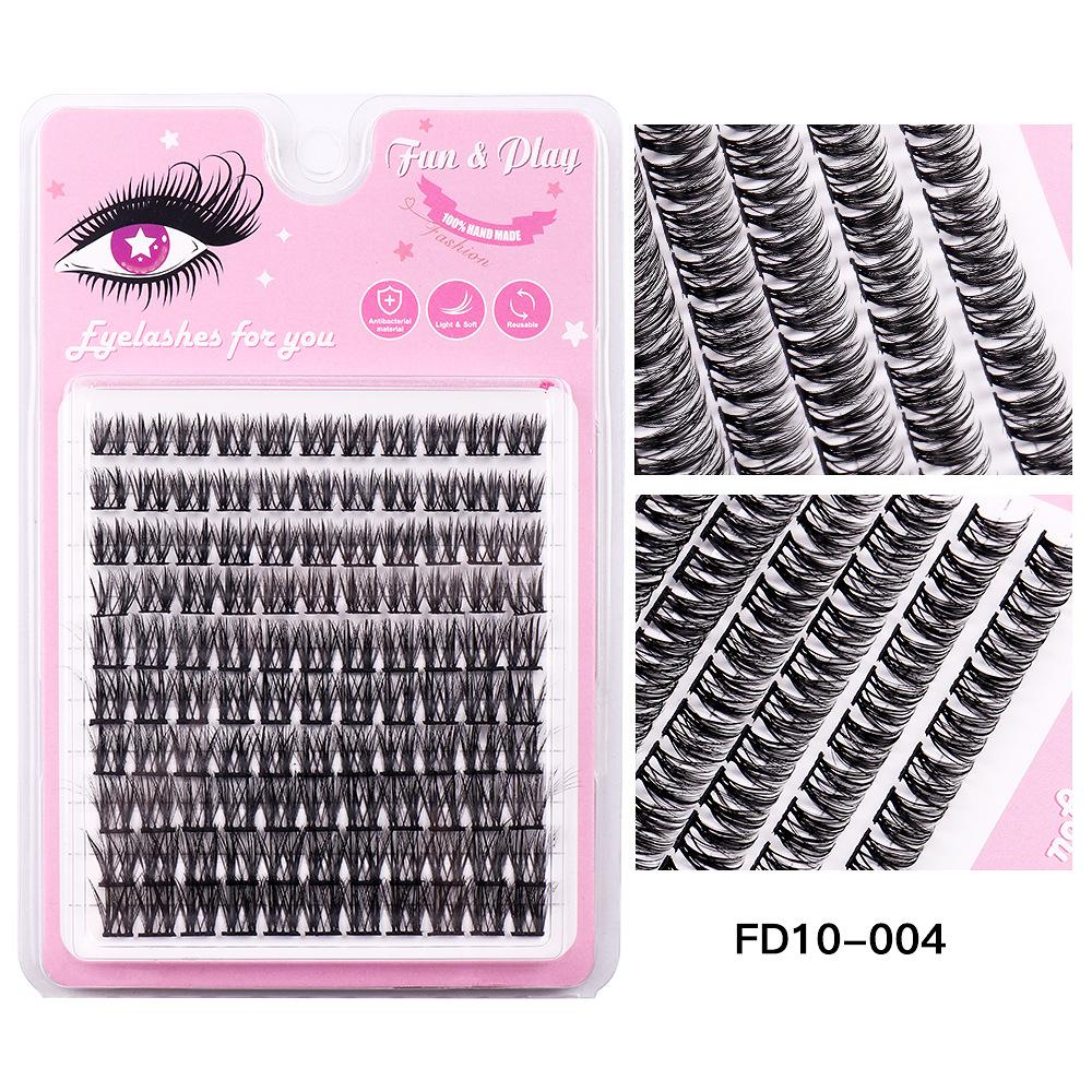 

Segmented Multi-Haired False Eyelashes Single Cluster Large Capacity Daily Makeup Grafting Eyelashes