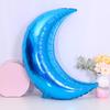 28-inch Moon Aluminum Foil Balloon for Qixi Festival, Valentine's Day, Weddings, and Children's Birthday Decorations