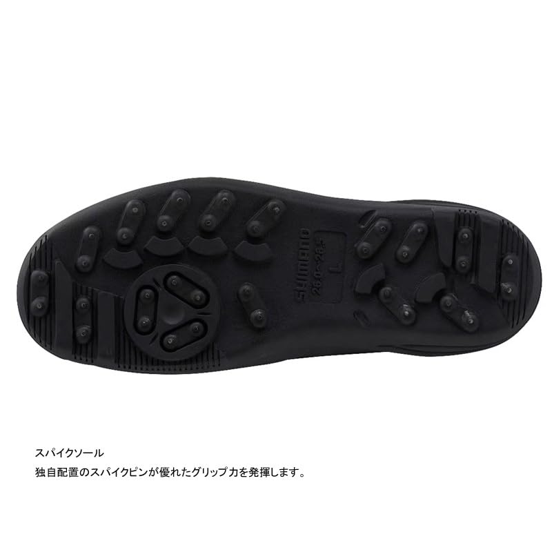 Zip Up Boots Black 2XL [Shimano] (Spike Sole) FB-040X