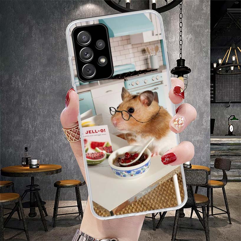 Cute Lovely Pet Hamster Soft Phone Case For Samsung Galaxy S22 S23 S24 S25 Edge S26 Ultra S20 FE S21 Plus + Fundas Coque Galaxy