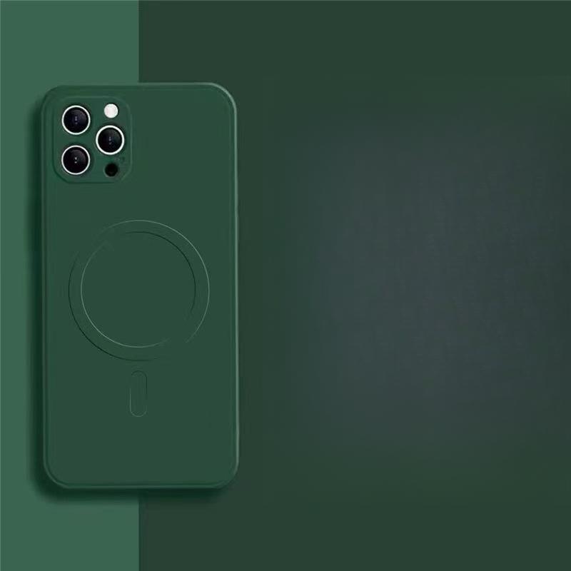 Magsafe Magnetic 14pro Wireless Charging IPhone16 Protective Case Liquid Silicone. Applicable To IPhone 15 Phone Case