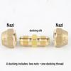 10mm Double Male Copper Tube Connector