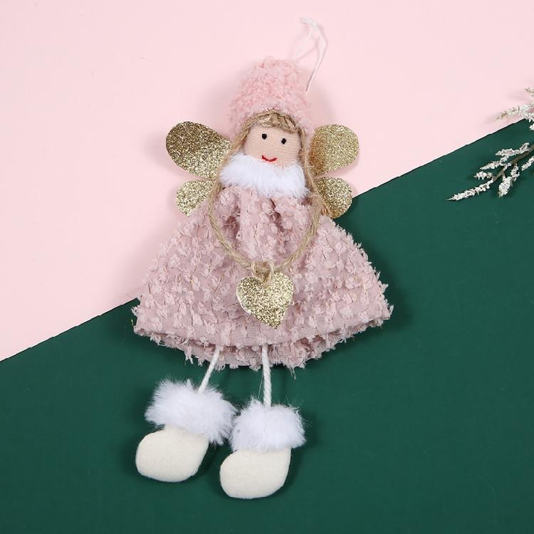 Christmas Plush Angel for Doll Tree Garland Christmas Decorations Party Hanging