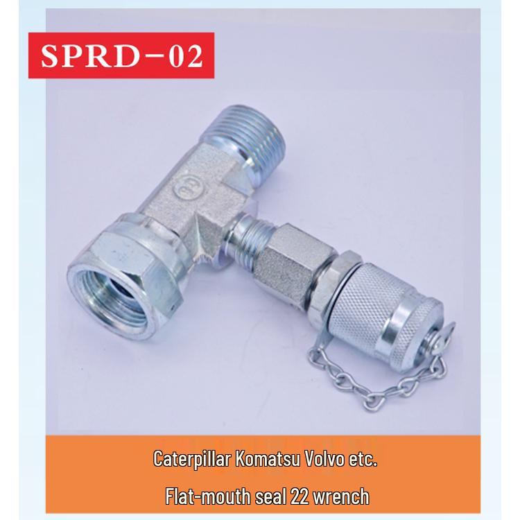 Excavator Hydraulic Pressure Gauge Adapter Set