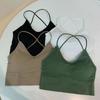 Women Bras Back Cross Bandage Sexy Long Bras Girls Simple Underwear Tank Tops Inner Wear Lady Crop Tops
