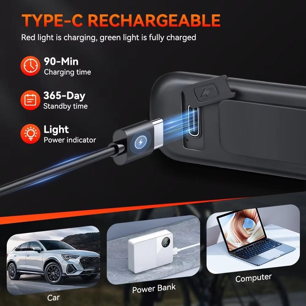 LED-Licht Sicherer Ton Persönlicher Alarm mit Rückenclip Tragbarer Alarm Schlüsselanhänger Geschenk
