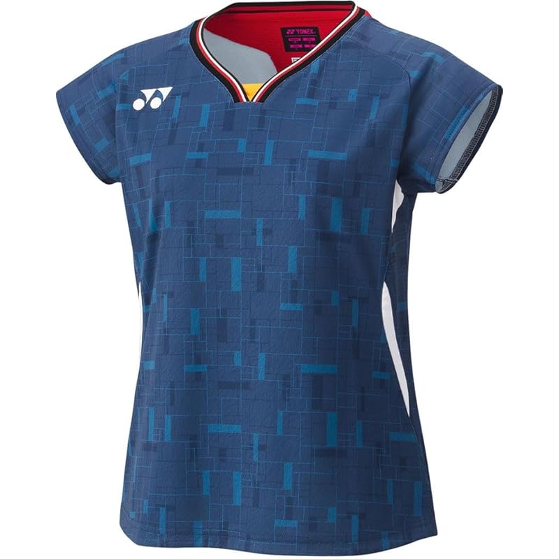 

[YONEX] Women s game shirt (fitted shirt) Denim navy (629)