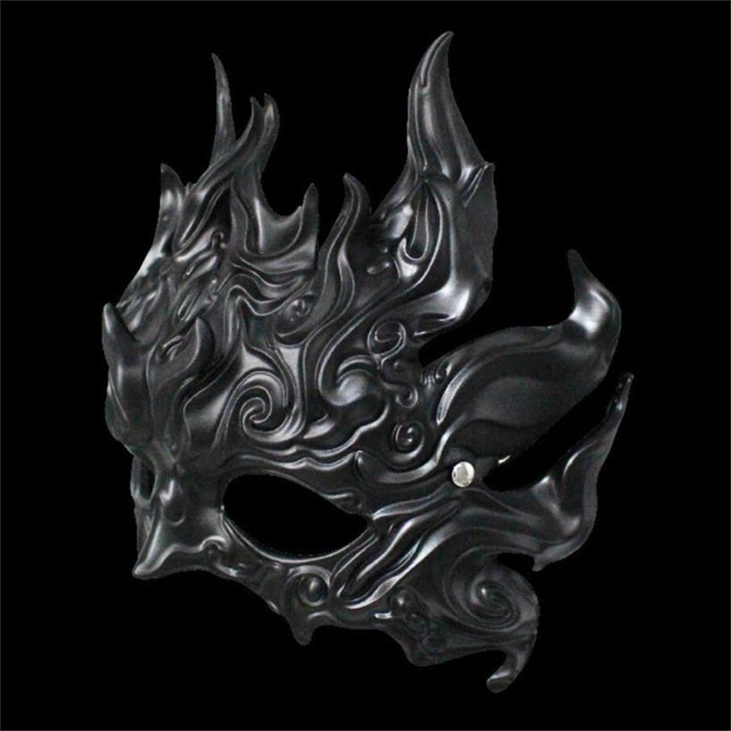 Chinese Style Mask With Mythical Kirin Face For Halloween And Festivals