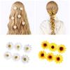 Festival Sunflower Hair Clip Set of 6 for Women Girl Fashion Daisy Hair Barrettes Side Hair Pin Party Hair Styling Tool