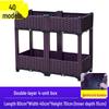 Shixun Double-Layer 4-Cell Raised Garden Planter with Stand