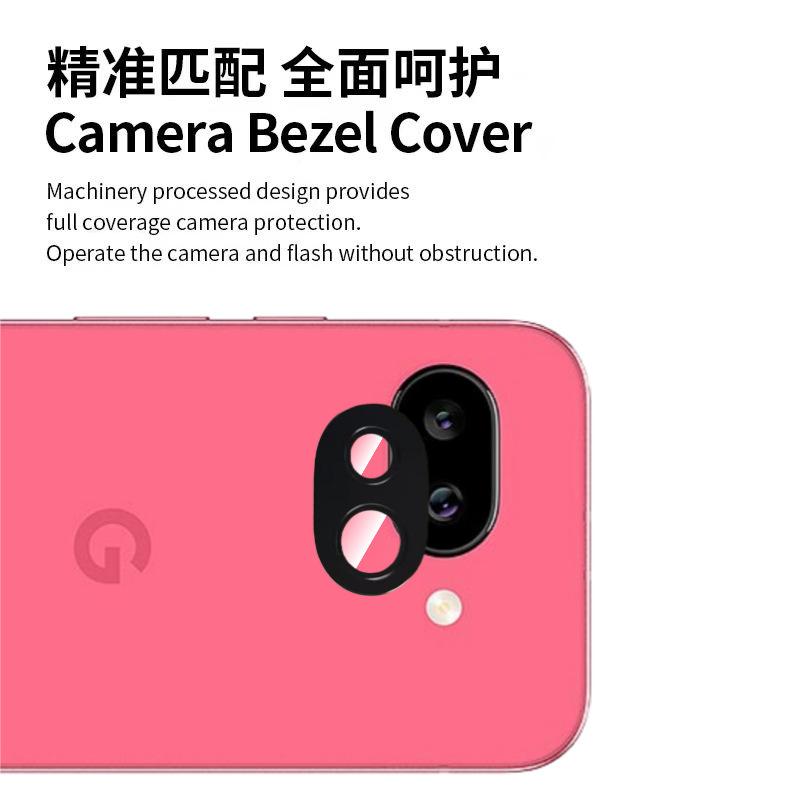 1-2PCS 9H Metal Anti-Scratch Armor Camera Lens Glass Protective Cover For Google Pixel 10A AR+AF Glass Lens Alloy Lens Ring Cap