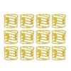 12Pcs/Set Serviette Napkin Rings Holder Buckle Wedding Dinner Towel Party Table AVE