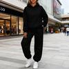 Fall Casual Tracksuit 2 Piece Set Women Long Sleeve Pullover Hoodies And Sweatpants Lounge Wear with Pocket