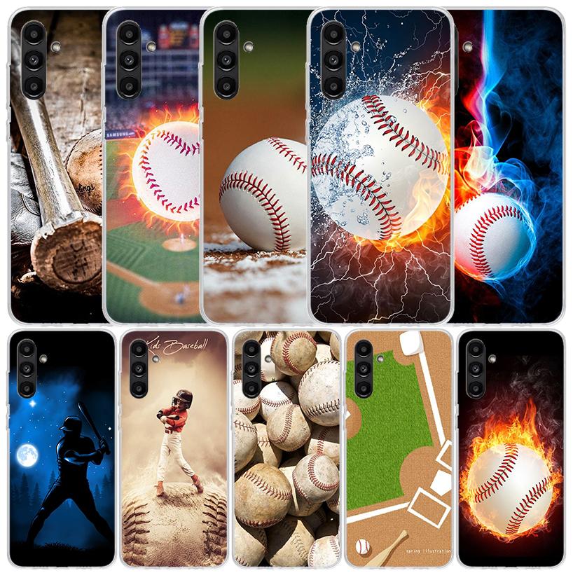 Baseball Sport Cover for Samsung Galaxy A17 A37 A57 A16 A26 A36 A56 A15 A14 A55 Phone Case A13 A53 A25 A35 A24 A34 A23 A33 Galax