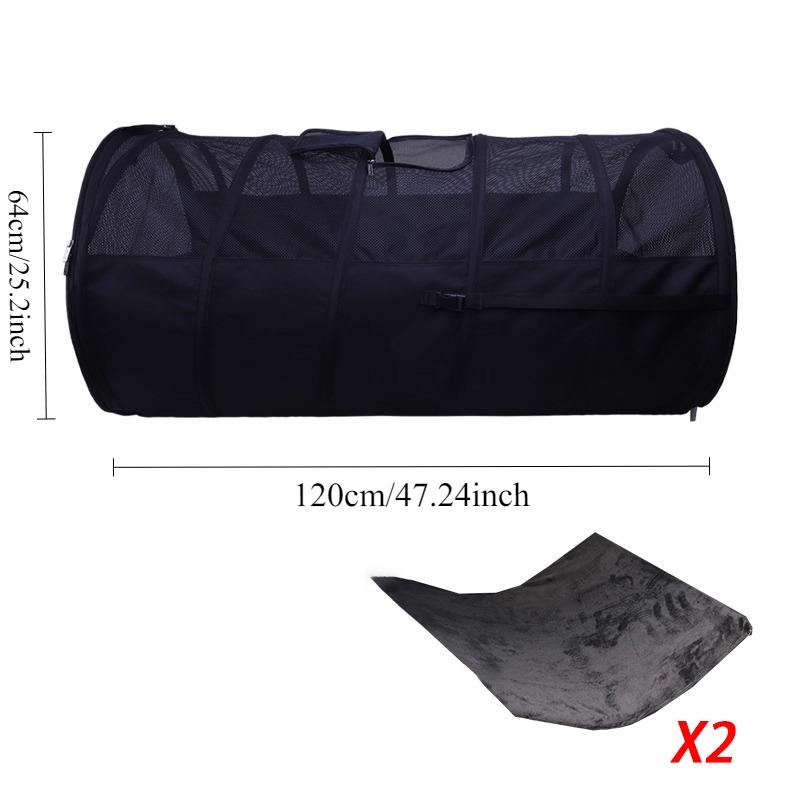 

Foldable Car Mounted Dog Carriers Cage Transport Large Golden Retriever Cages Car Traveling Breathable Cat Cage Mat Pet Supplies