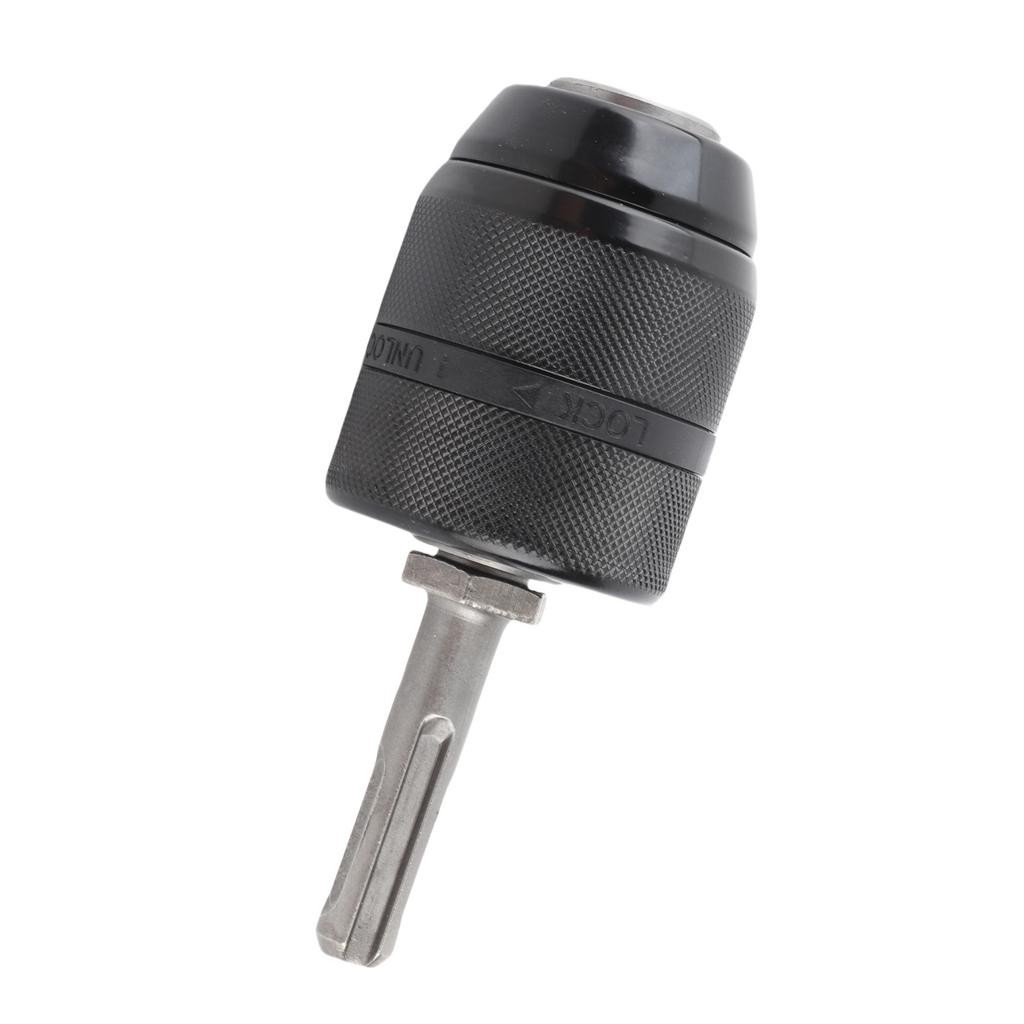  Keyless Drill Chuck, 2-13mm Capacity    Steel Keyless Lathe Chuck with   Adapter, for Electric Hammer Drill 