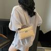 Niche 2025 summer new fashion casual shoulder oblique span bag handheld briefcase women's small square bag
