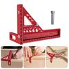Aluminum Woodworking Square Multipurpose Measuring Ruler High Precisions Tool with Clear Scale for DIY & Professional Use