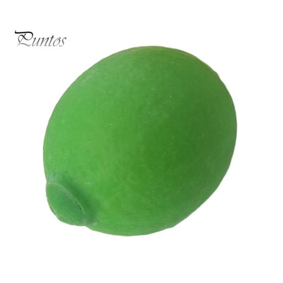 Sensory Stress Ball Relief Simulated Lemon Toy Decompression Yellow Green Squeeze Anti-anxiety Simulation Fruit Fidget Soft