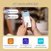 Ultra-Thin Dual Control Smart Switch with Bluetooth, WiFi 2.0, Voice & Mobile App Connectivity, Compatible with Mijia
