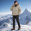 ROMON Men's Casual Hooded Padded Jacket