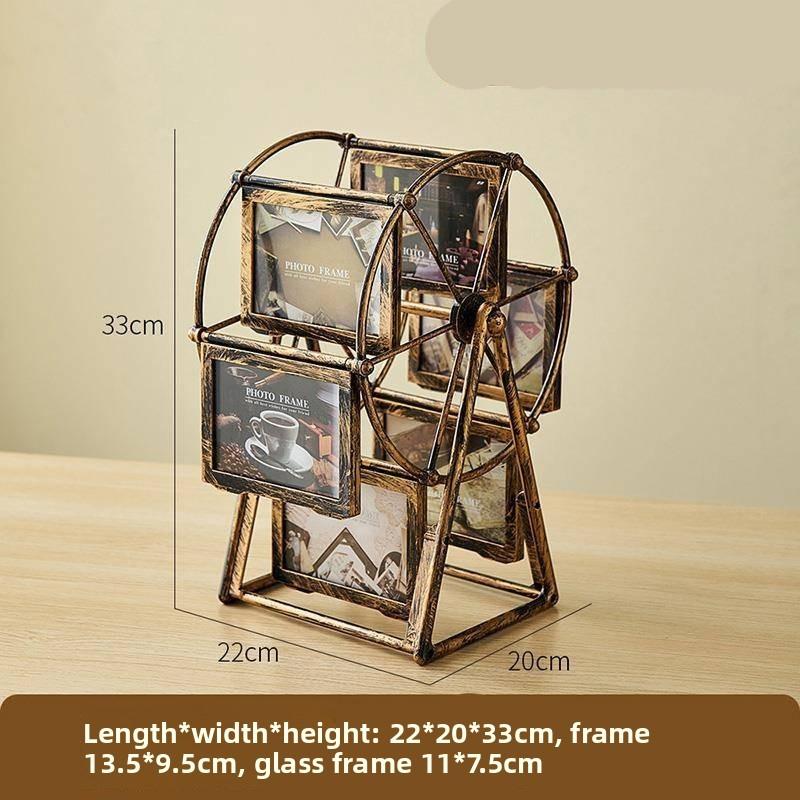 Rotating Windmills Photo Frame With Abs Material For Home Decor And Gift Giving