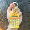 Key Chain, Kawaii Candy Color Mini Calculator, Portable Lightweight 8 Digits Display Maze School Supplies Office