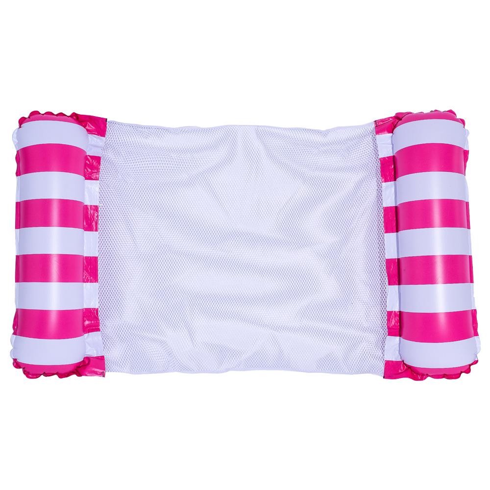 Inflatable Dual-Use Hammock Chair: Foldable Floating Lounge with Net and Backrest