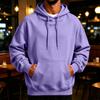 Herren Retro Hoodie Lockere Passform Lässiger Pullover Sweatshirt für Herbst Winter