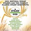 100pcs 20cm Disposable Wheat Straws Eco-Friendly Natural Wheat Drinking Straw Environmentally Straws for Drinkware Bar Accessory