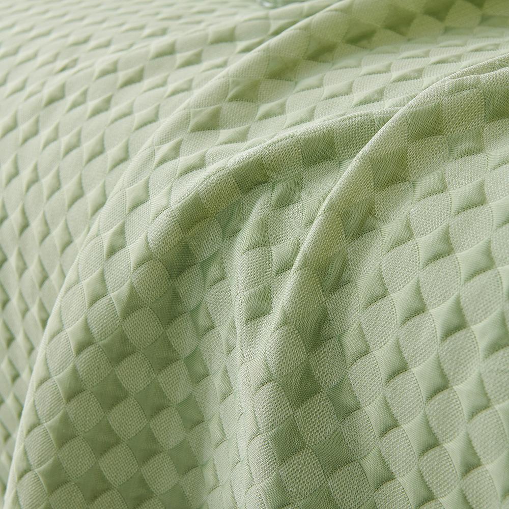 Summer Rhombus Cool Feeling Ice Silk Non-Slip Simple Machine Washable Anti-Scratching One-Piece Sofa Towel Universal Cover Towel