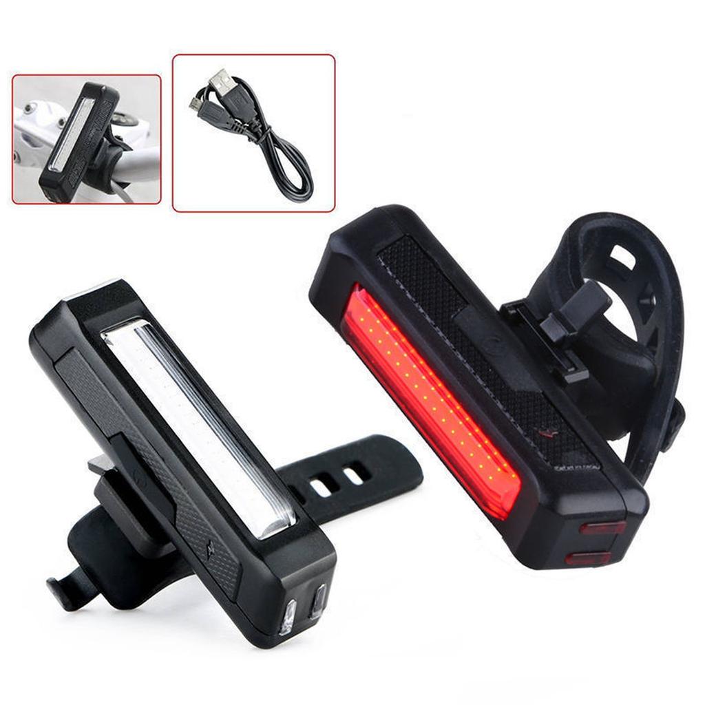 EasyDo Cycling Bike Light USB Rear Tail Light 16 LED Belt with 3 Fixed Ways  Accessories EL-2104