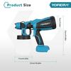 Yofidra 1000ML Electric Spray Gun Powerful Portable Paint Sprayer Cordless Auto Furniture Coating Airbrush For Makita 18V Battery