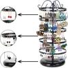 Home Multifunctional Rotating Jewelry Storage Display Rack, Made of Iron, Can Store Earrings, Earrings, Studs, and Earrings