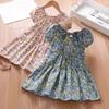 Girls Summer Cotton Princess Dress Stylish Kids Party Gown Baby Toddler Casual Sundress For Children