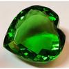 Certified 250 Ct Natural Brazilian Heart Cut Best Green Topaz Loose Gemstone