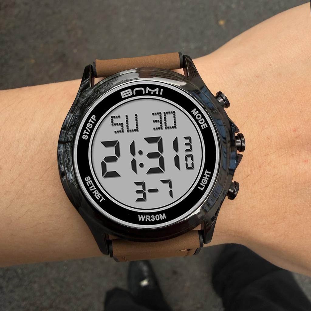 Digital Watches For Man Waterproof Sport Wristwatch Chronograph LED Display Date Week Display Casual Electronic Clock