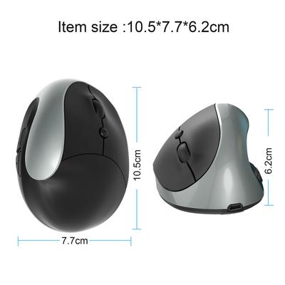 HXSJ X10 2.4G Wireless Vertical Mouse Ergonomic Mice 3-gear Adjustable DPI Built-in 600mAh