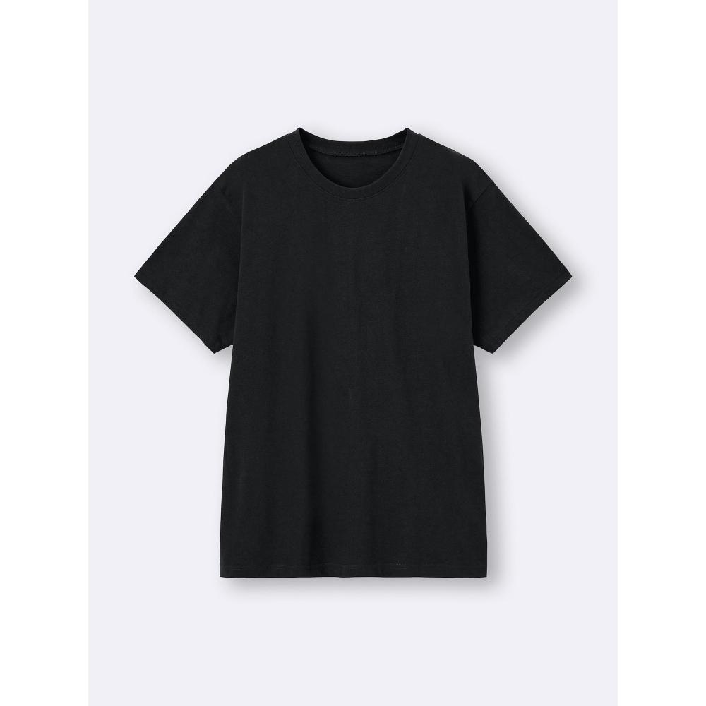 GU by Uniqlo Cotton Collar Crew Neck Tee