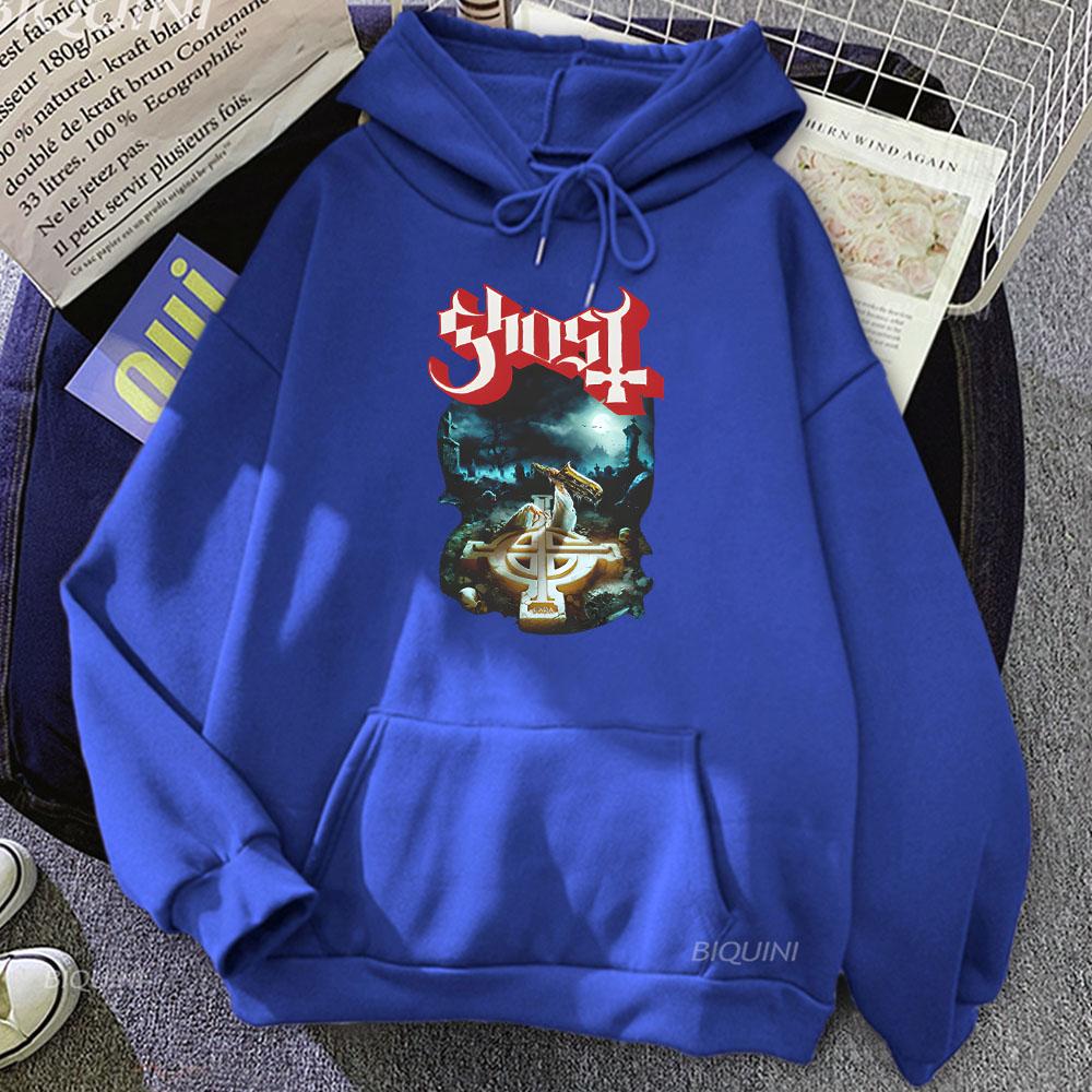 Men Clothes Ghost Rite Here Rite Now Hoodies Streetwear Long Sleeve Winter Hooded Rock Style Graphic Sweatshirt