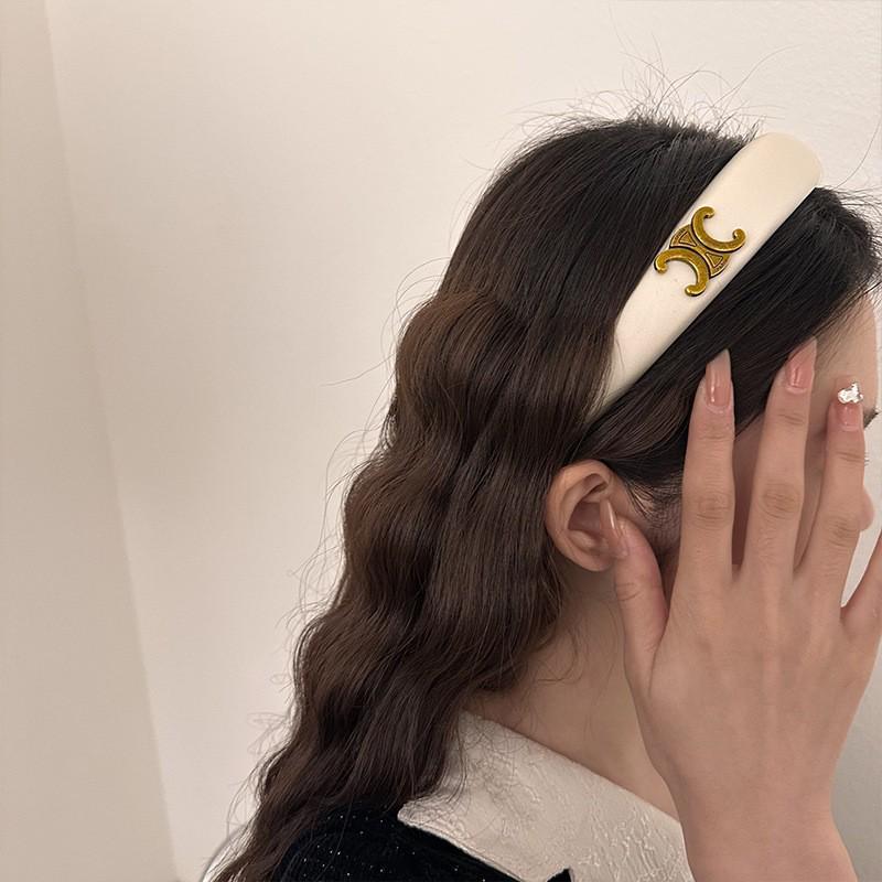 

Женский розовый летний широкий обруч для волос 2023: Головной убор Sweet Temperament для умывания лица