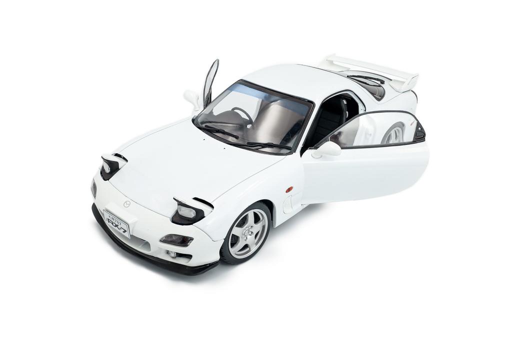 Solido Scale Mazda FD3S RS 1994 White Diecast Model Car 1/18 RX-7