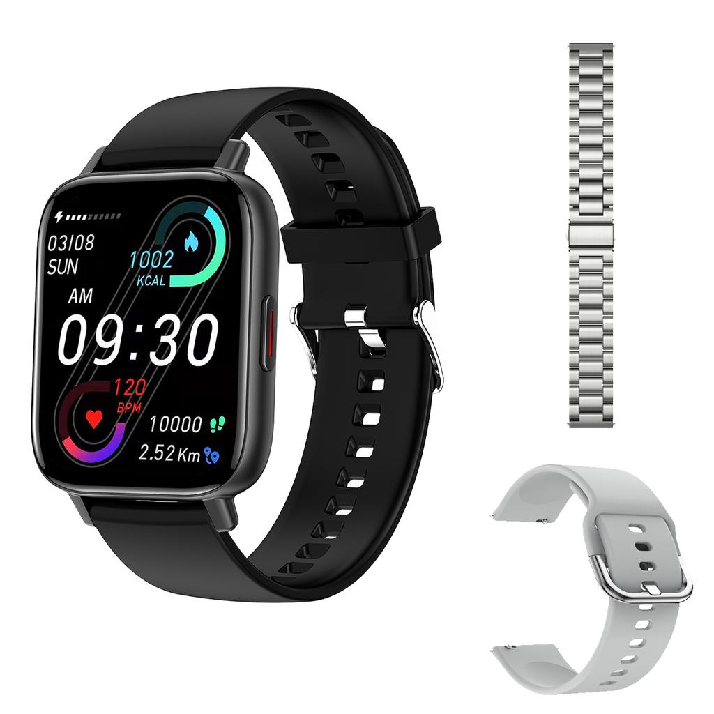 1.69 Inch Blue Tooth Call Smart Watch Blood Pressure Oxygen Monitor Diy Dials Heartrate Tracker Smartwatch Women Men Pk P8