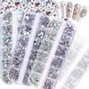 12Grids Box Mix Nail Art Rhinestone Nail Beads AB Crystal Flatback Jewelry Gems With Storage Organizer For Multicolour Nail Art